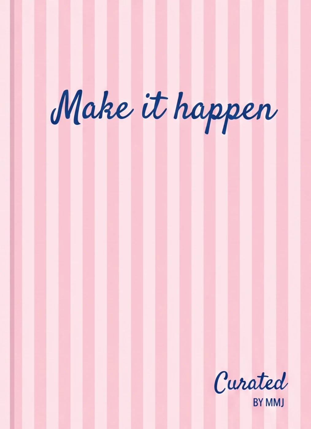 Blush Pink notebook